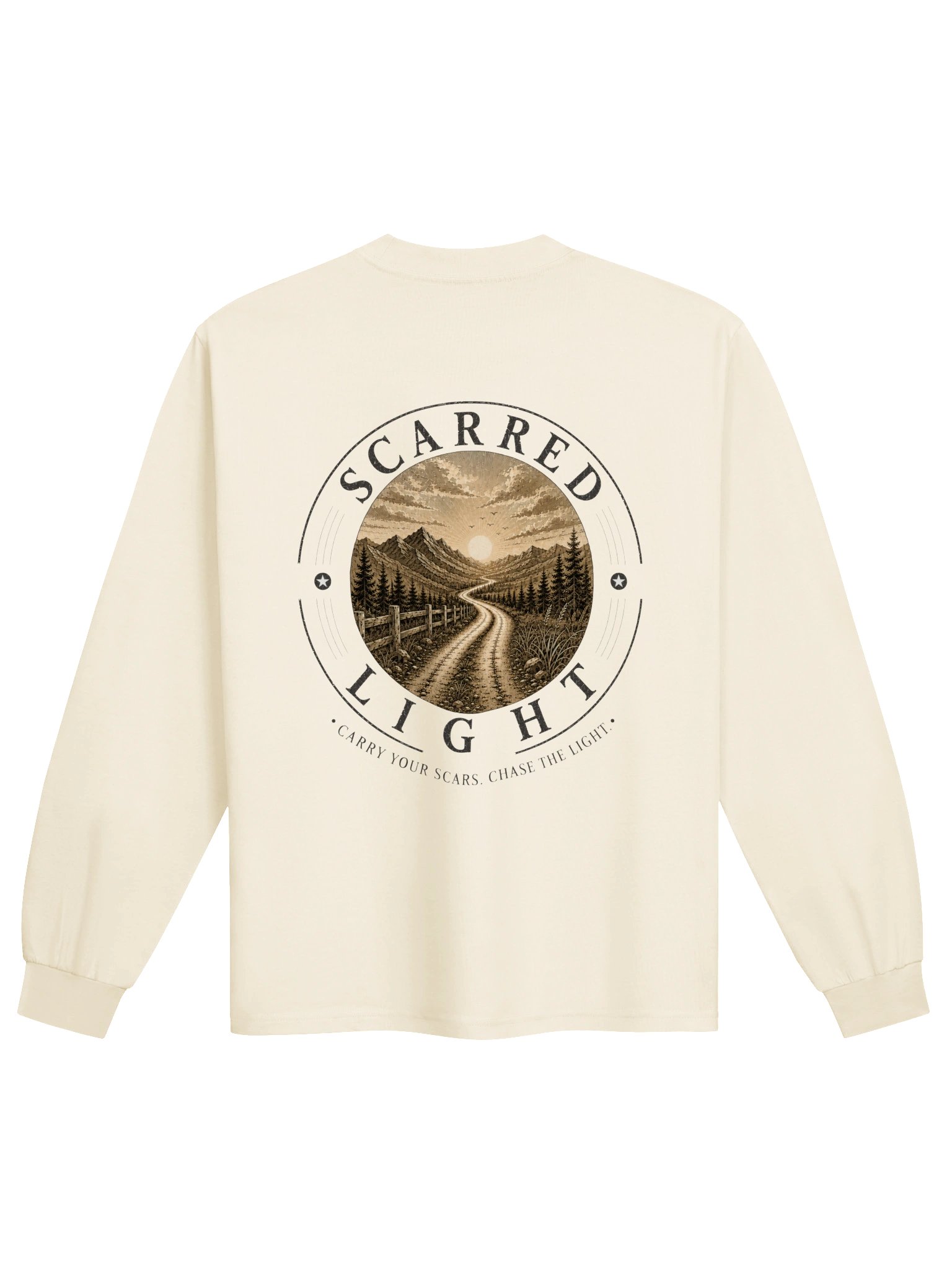 The Scarred Light AS Colour Premium Heavyweight Long Sleeve Shirt product image (2)