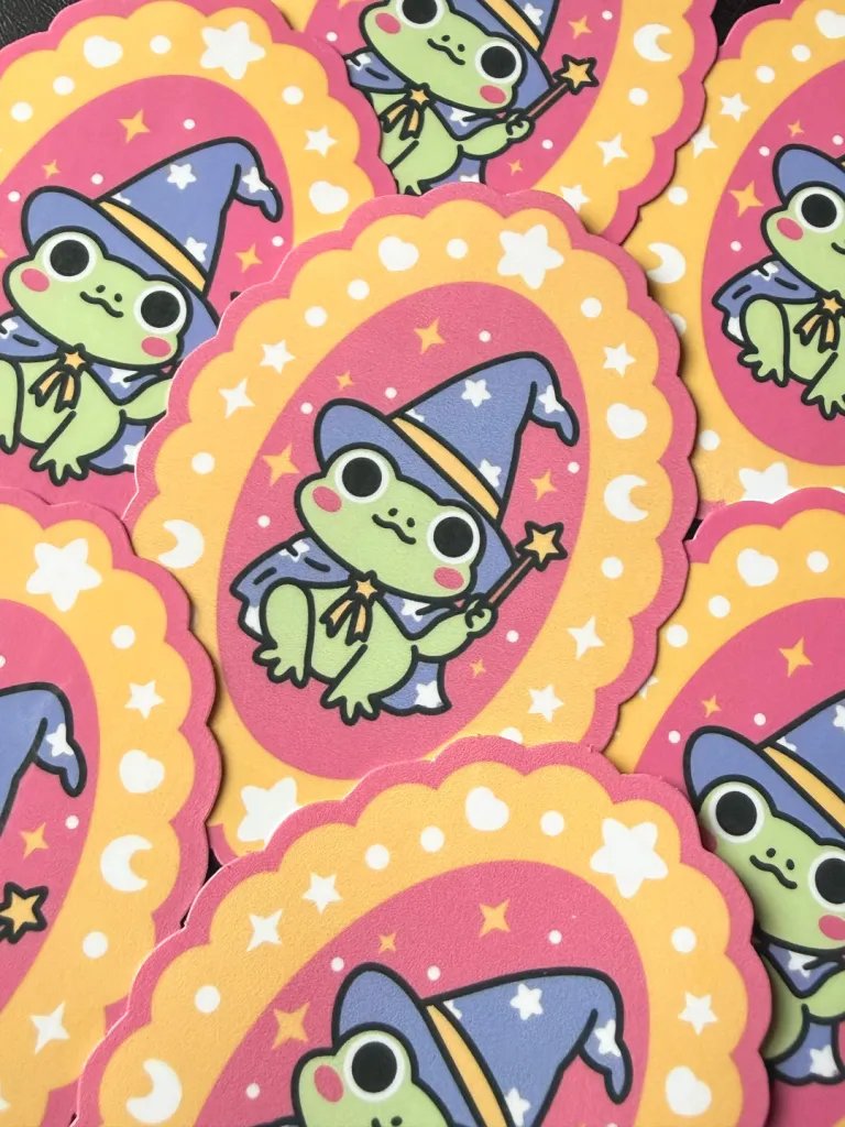 Frog Wizard Sticker product image (5)