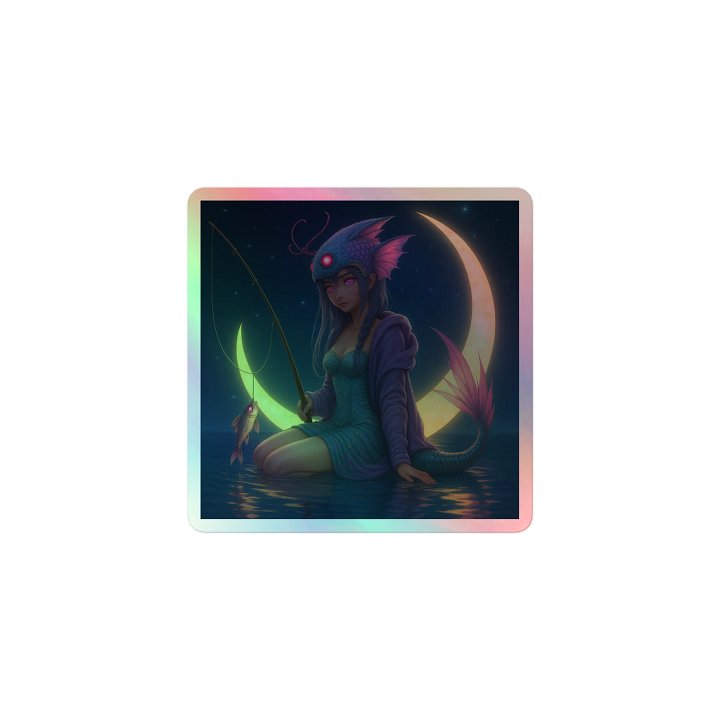 Dreamy Aquatic Alien Holographic Sticker Set product image (1)