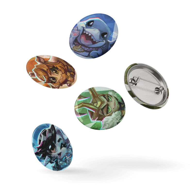 Chibi Rivals #2 Pin Button Collection product image (2)