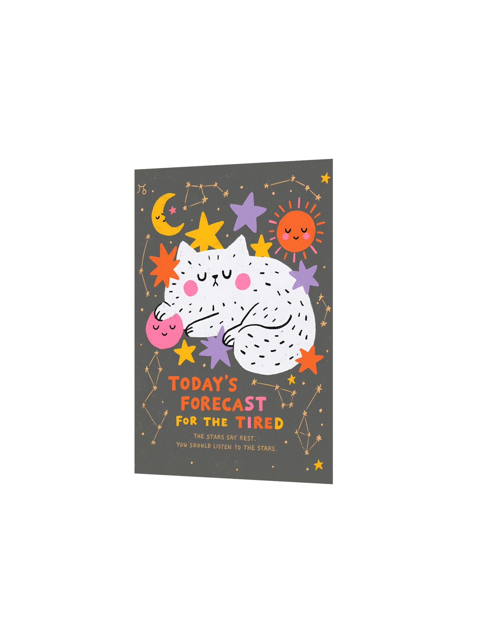 Today’s Forecast for the Tired Cat Poster product image (6)