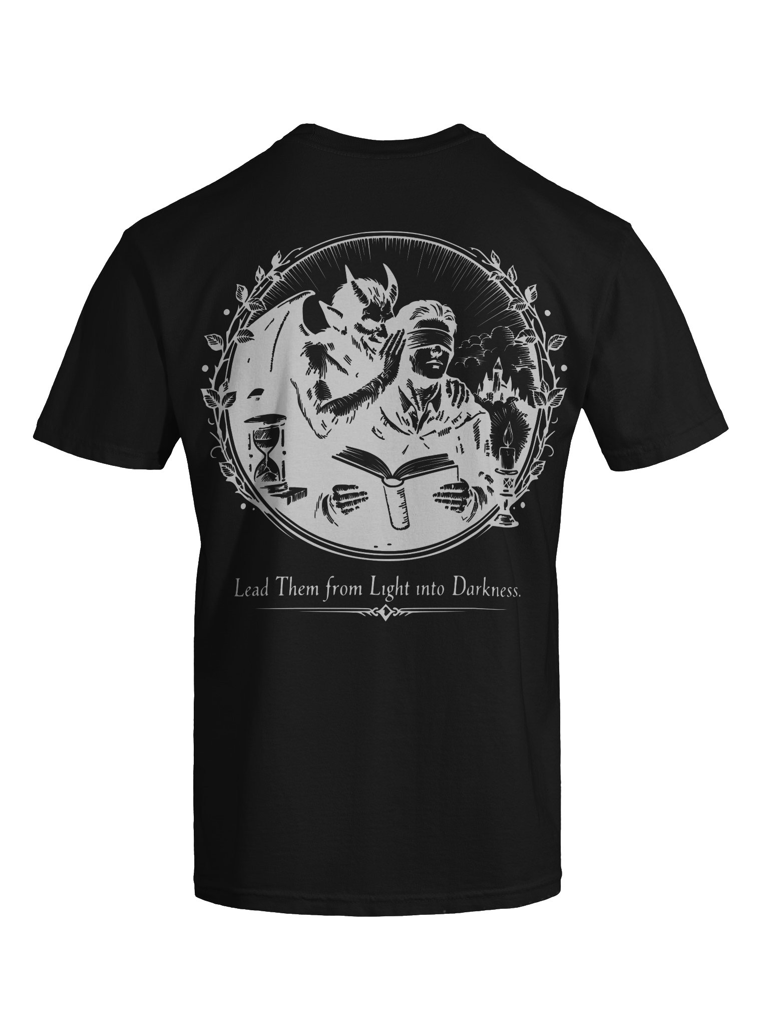 Blinded to the Light (White on Black/Color) (Back) product image (7)