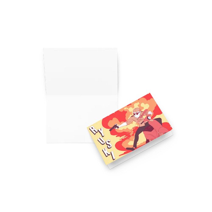 Explosive Pursuit Greeting Card product image (2)