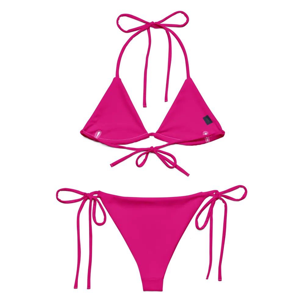 Pink Paradise Recycled String Bikini Set product image (5)