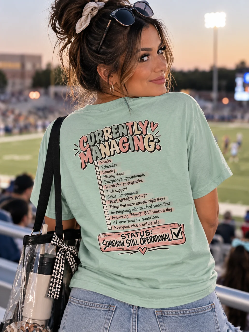 Mom Manager of Mayhem Tee | Funny Mom Shirt product image (1)
