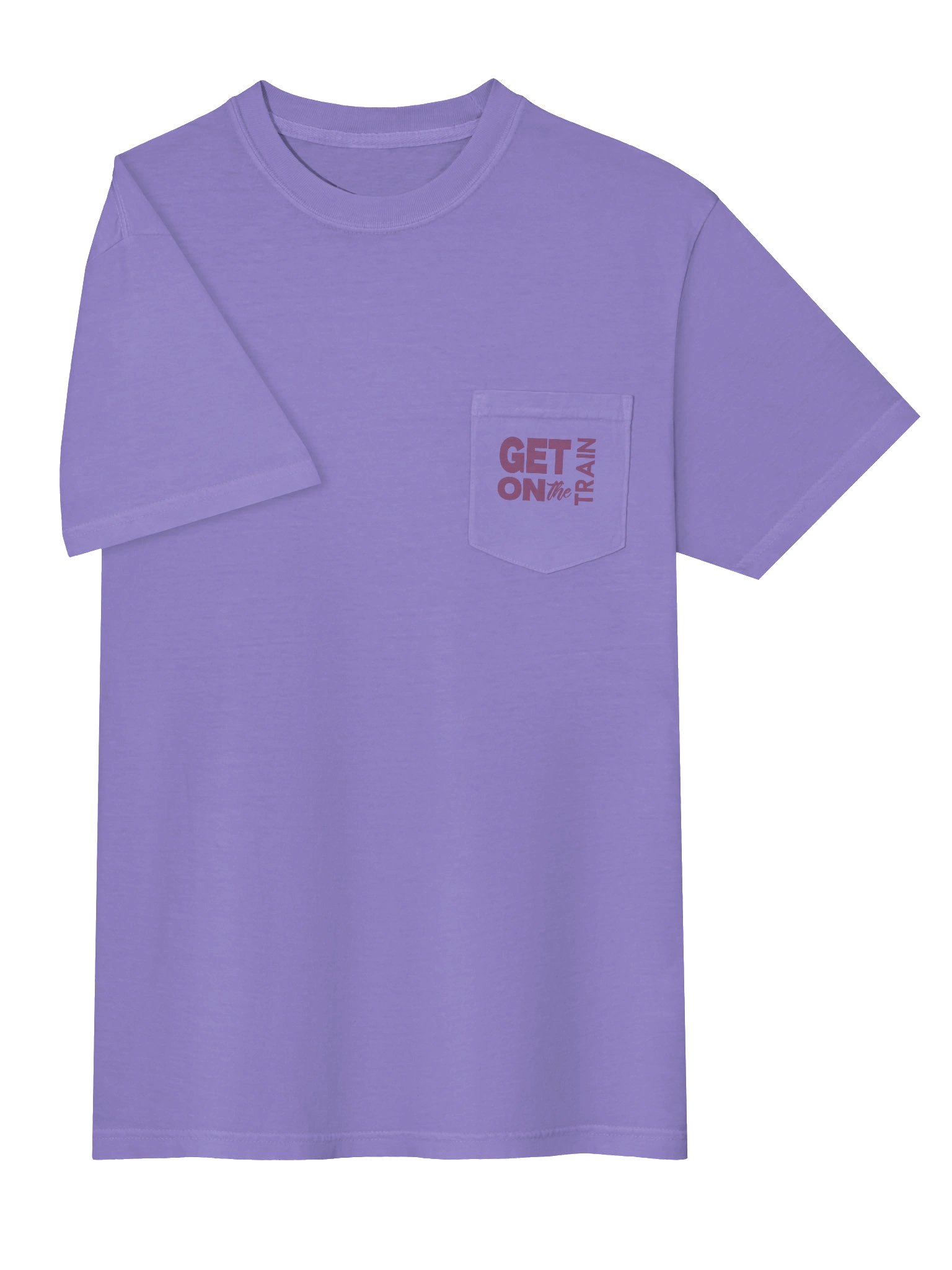 24hr Train Pocket Tee - Purple product image (5)