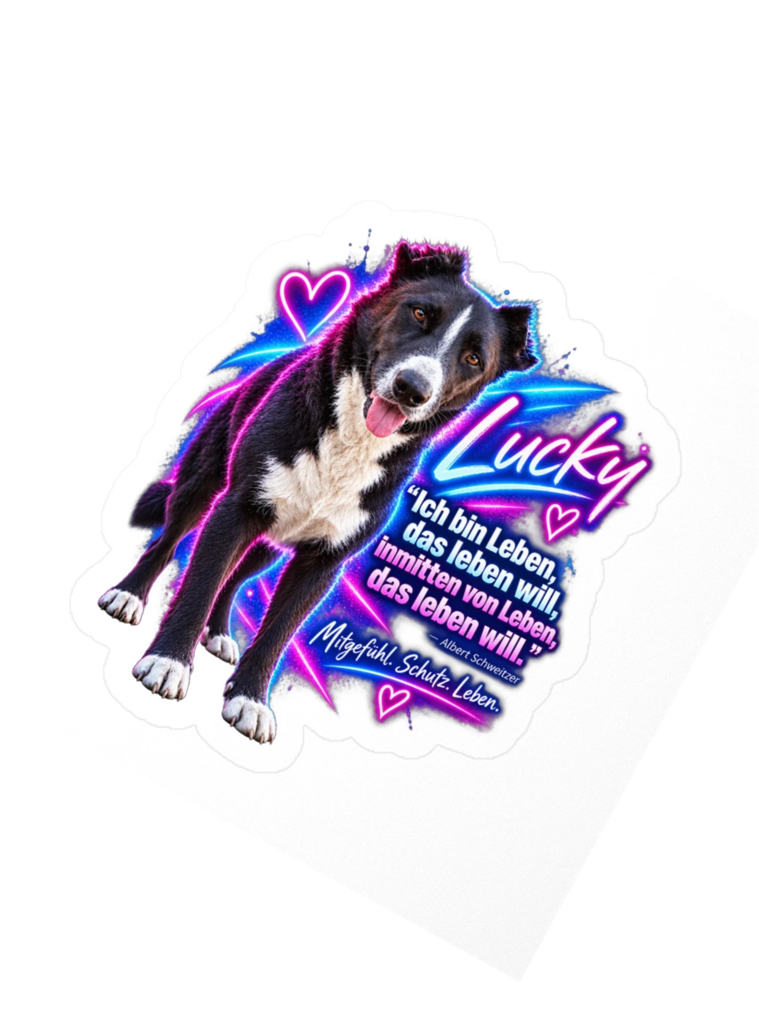 Lucky – Mitgefühl. Schutz. Leben. Sticker product image (2)