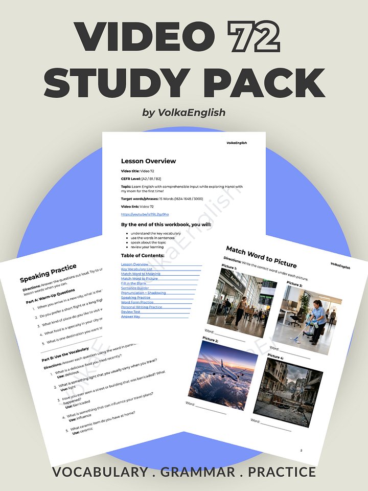 Video 72 Study Pack product image (1)
