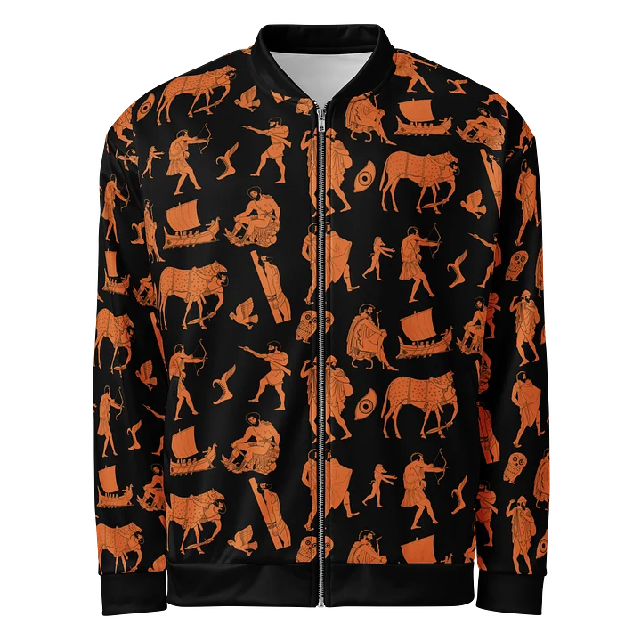 Odysseus red-figure pottery - unisex bomber jacket product image (1)