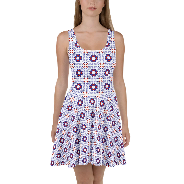 Andalusian Tile Floral Dress product image (1)