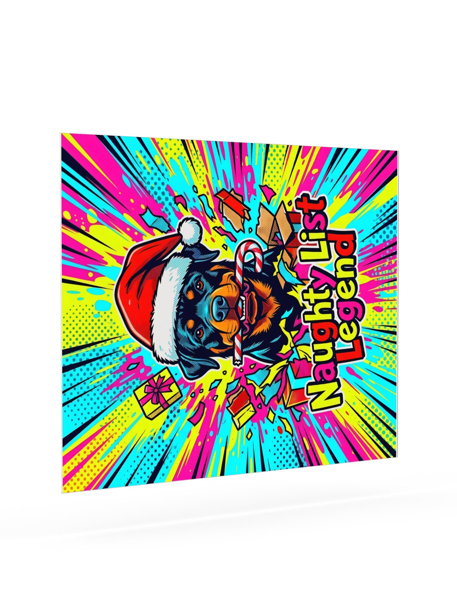 Naughty List Rottweiler Poster product image (21)