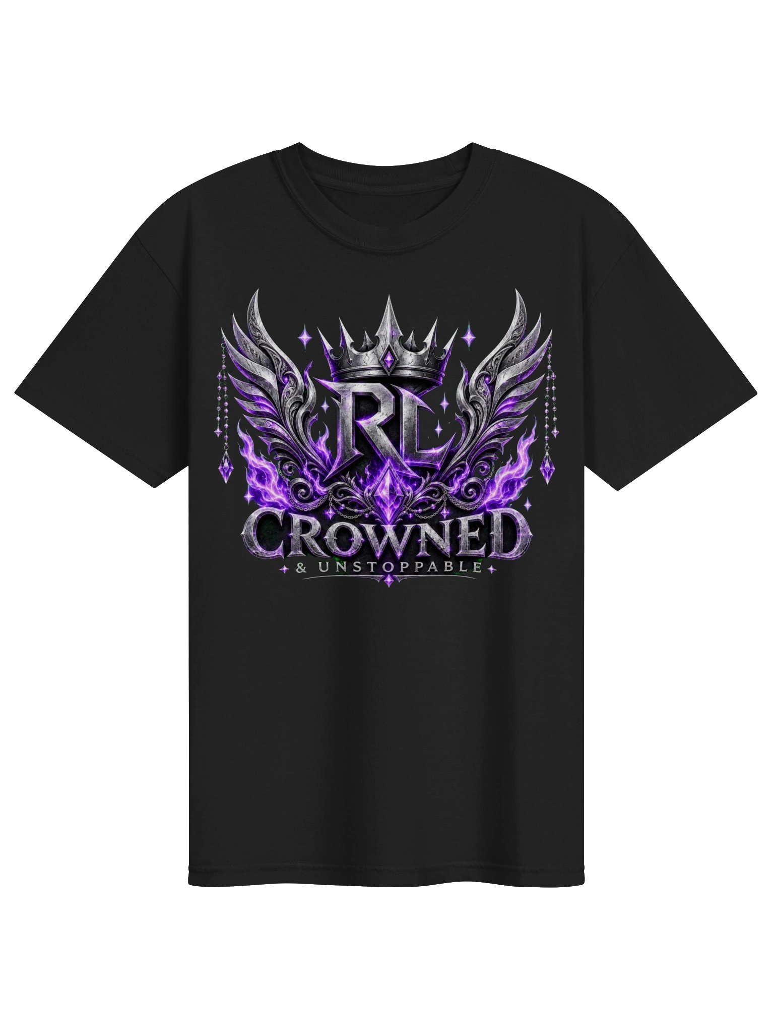 Crowned & Unstoppable Crest Tee product image (7)