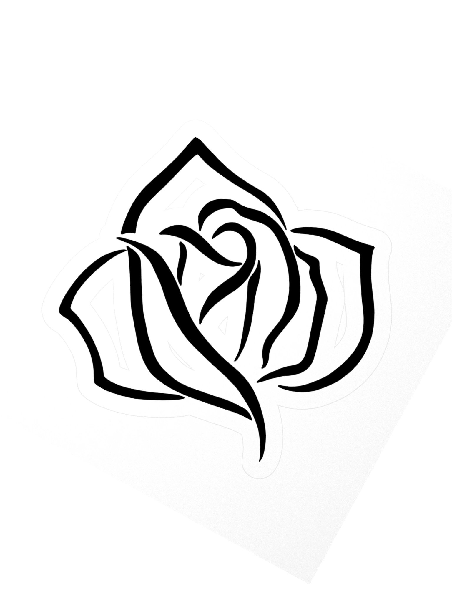 Lotus Rose Sticker product image (6)
