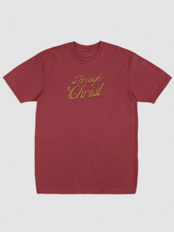 Through Christ Vintage Embroidered Logo Tee product image (2)