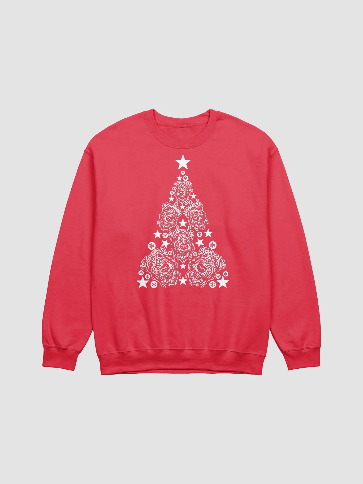 Irish Terrier Christmas Tree Sweatshirt Design for Irish Terrier Paw-rents product image (23)