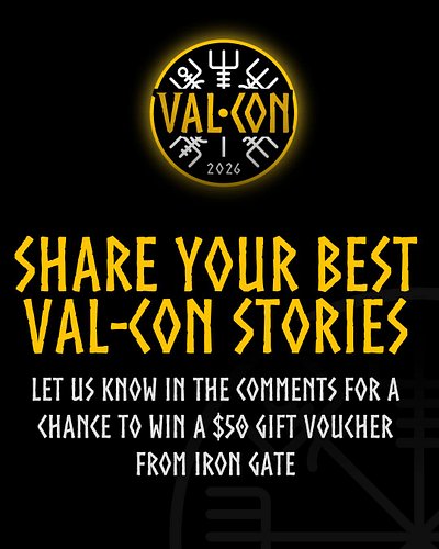 𝐒𝐇𝐀𝐑𝐄 𝐘𝐎𝐔𝐑 𝐁𝐄𝐒𝐓 𝐕𝐀𝐋-𝐂𝐎𝐍 𝐒𝐓𝐎𝐑𝐈𝐄𝐒
Let us know in the comments for a chance to win a $50 gift voucher from Iron Gate

#valheim #...