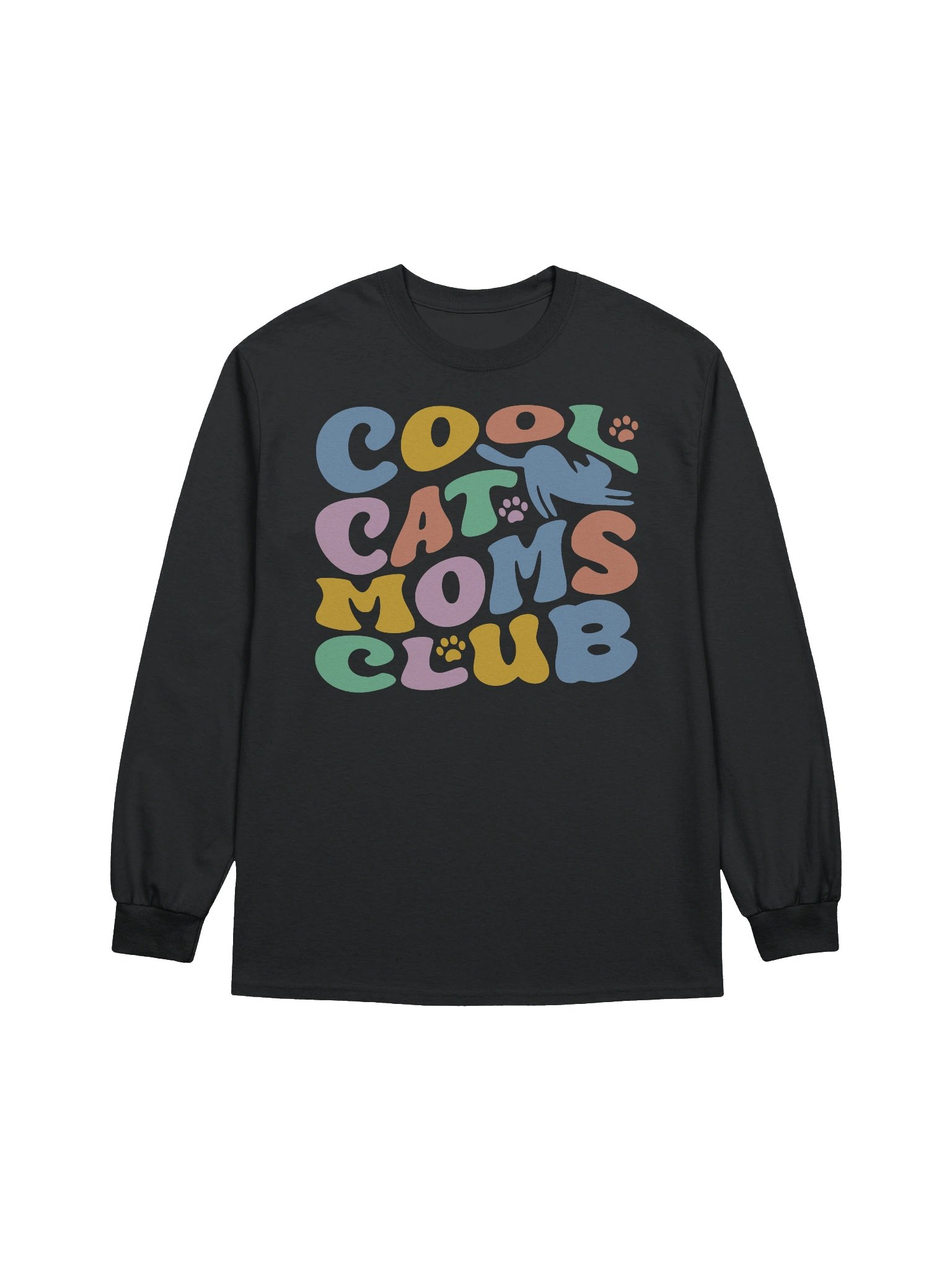 Cool Cat Moms Club 2 - Unisex Adult Long Sleeve T-shirt product image (1)