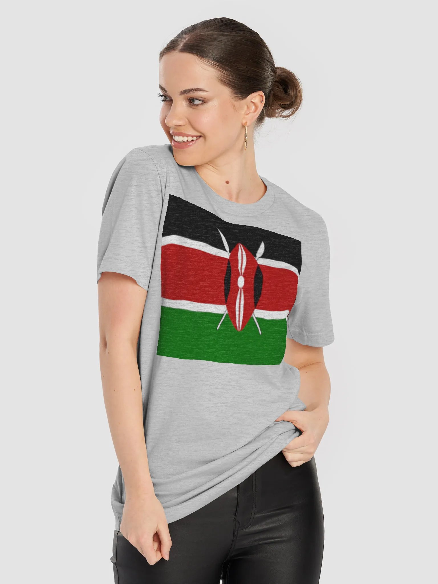 Exclusive Graphic Grove Supersoft Unisex Kenyan Flag T-Shirt product image (9)