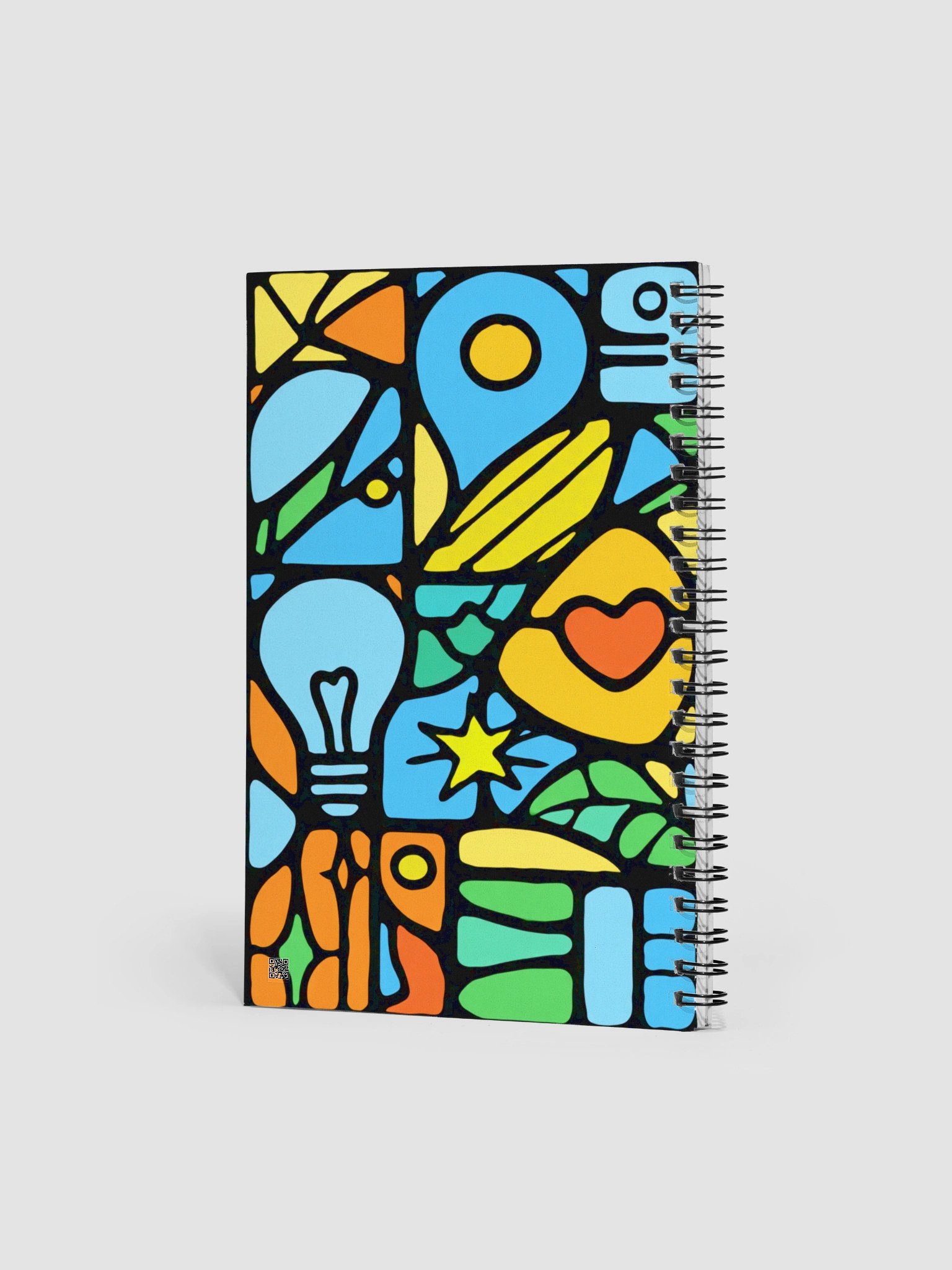 Vibrant Symbolic Spiral Notebook product image (2)