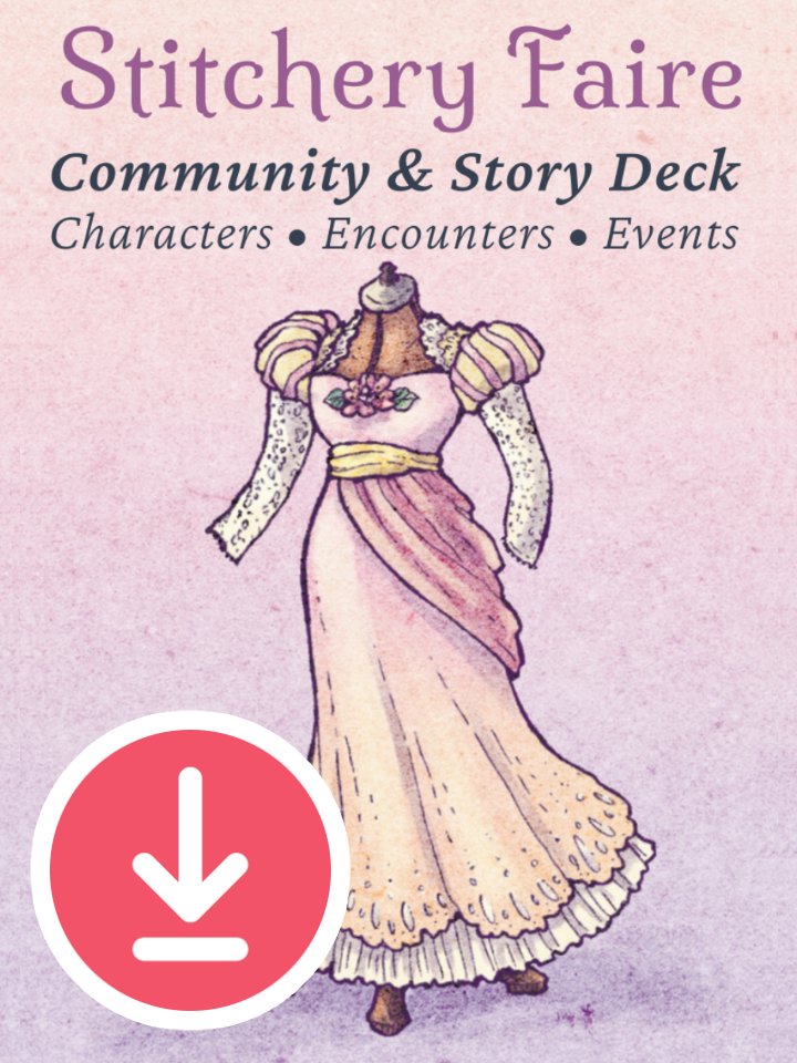 Stitchery Faire Custom Cards & Art (PDF) product image (1)