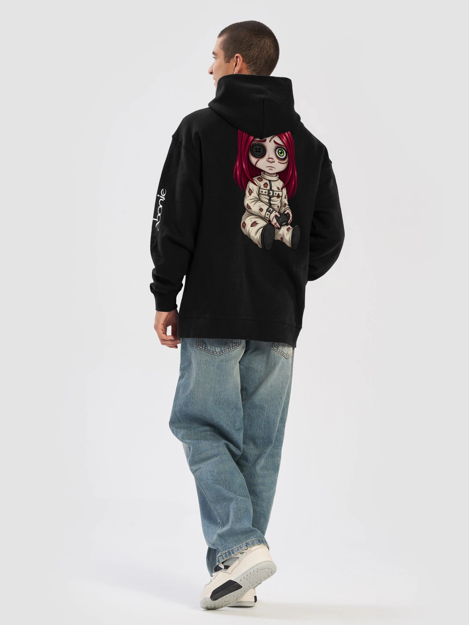 Creepy Gamer Doll – Unisex Hoodie product image (6)