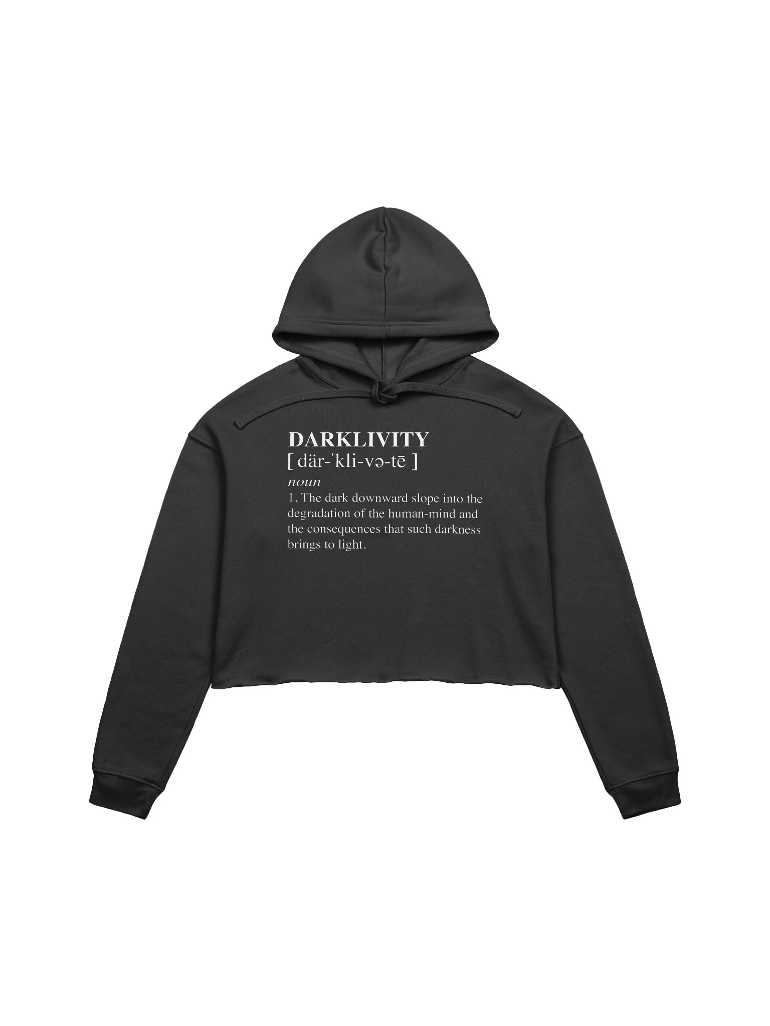 DARKLIVITY Definition Crop Hoodie product image (5)