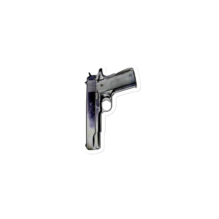 Semi-Automatic Pistol | Die-Cut Magnets product image (1)