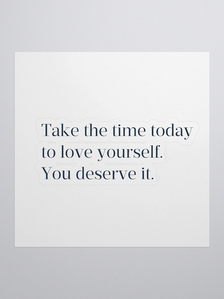 LOVE YOURSELF STICKER product image (1)