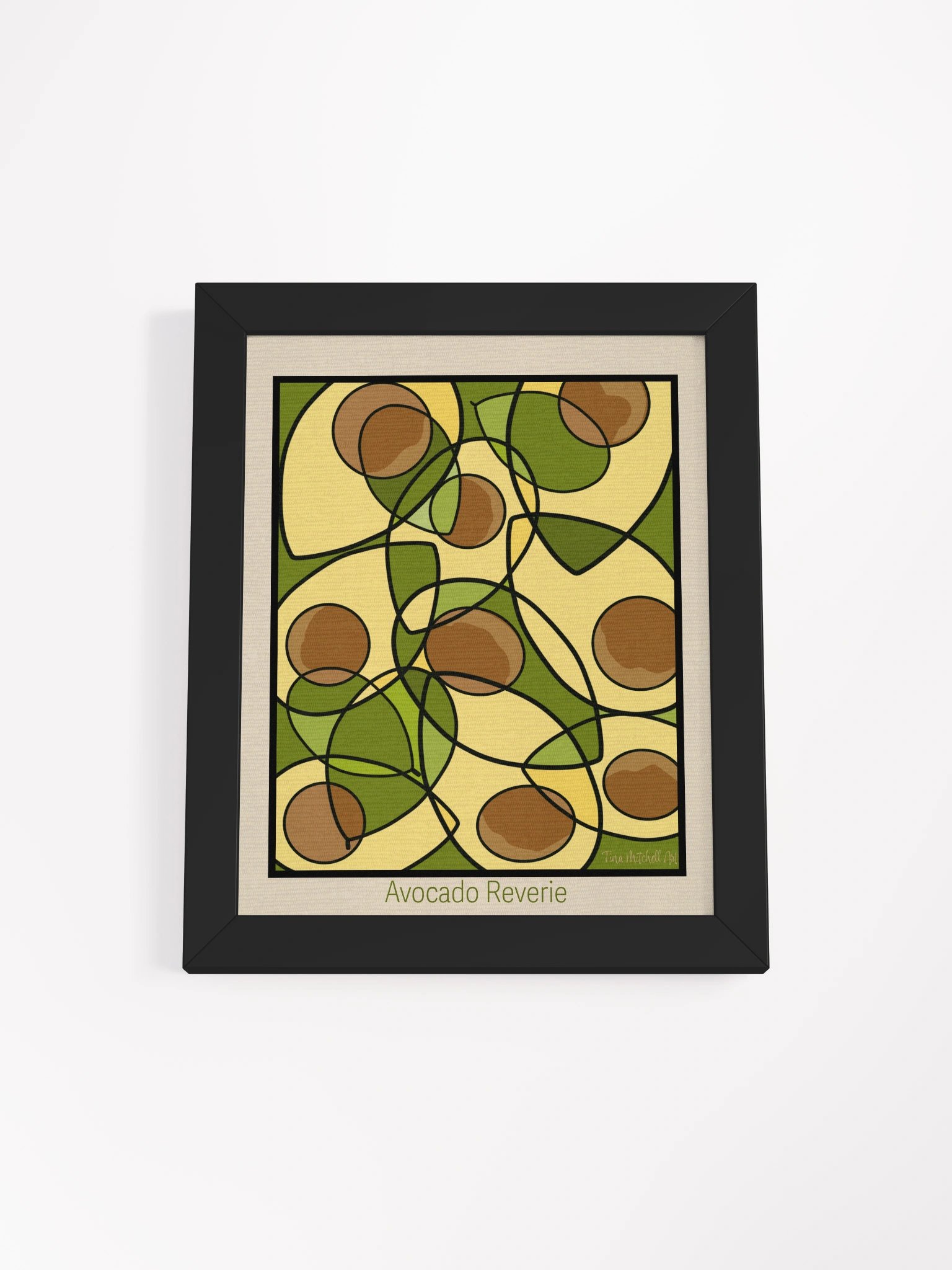 Avocado Reverie – Wood Framed Matte Art Poster product image (2)