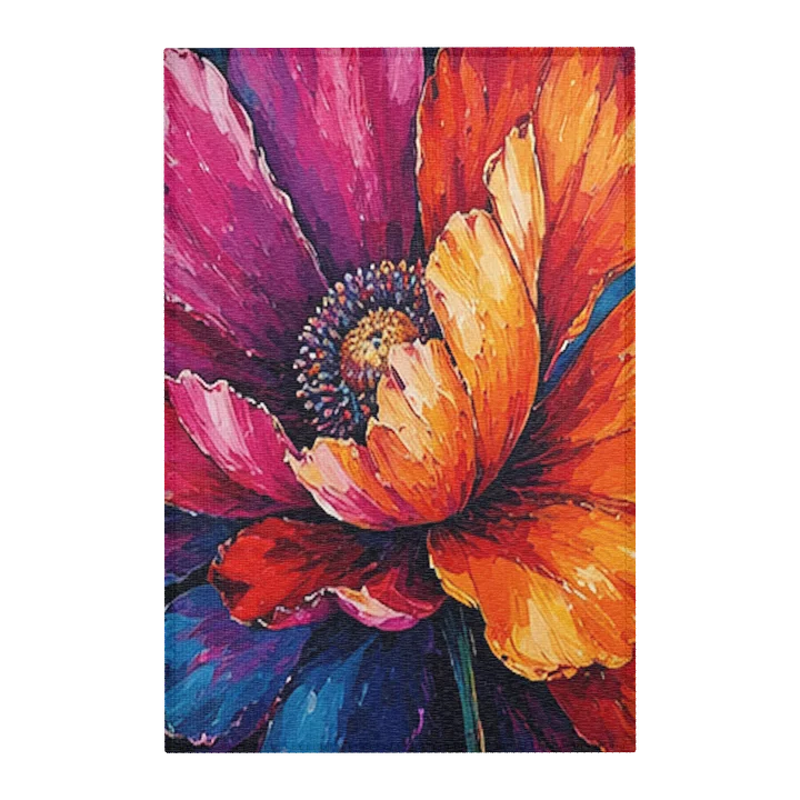 Poppin' Poppies Chenille Rugs product image (1)