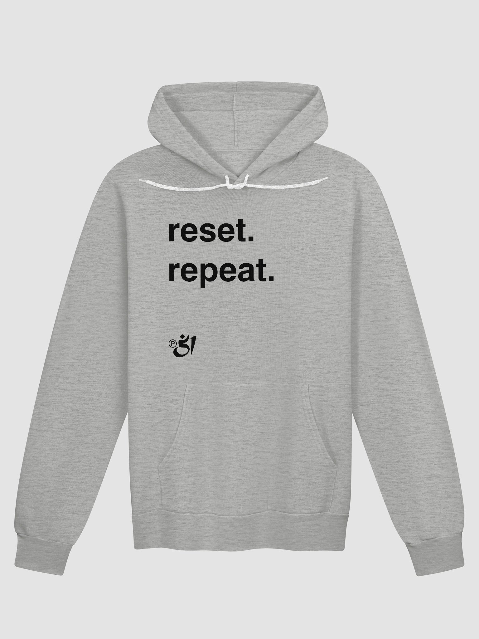 reset. repeat. hoodie product image (1)