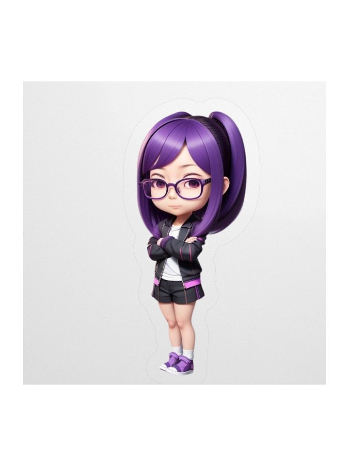 (PURPLE CHIBI) K STICKERS product image (2)