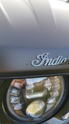 First service completed today by Jeremy and the crew at Indian Motorcycle Ballarat. Taking the long way home! 
@indianmotorcy...