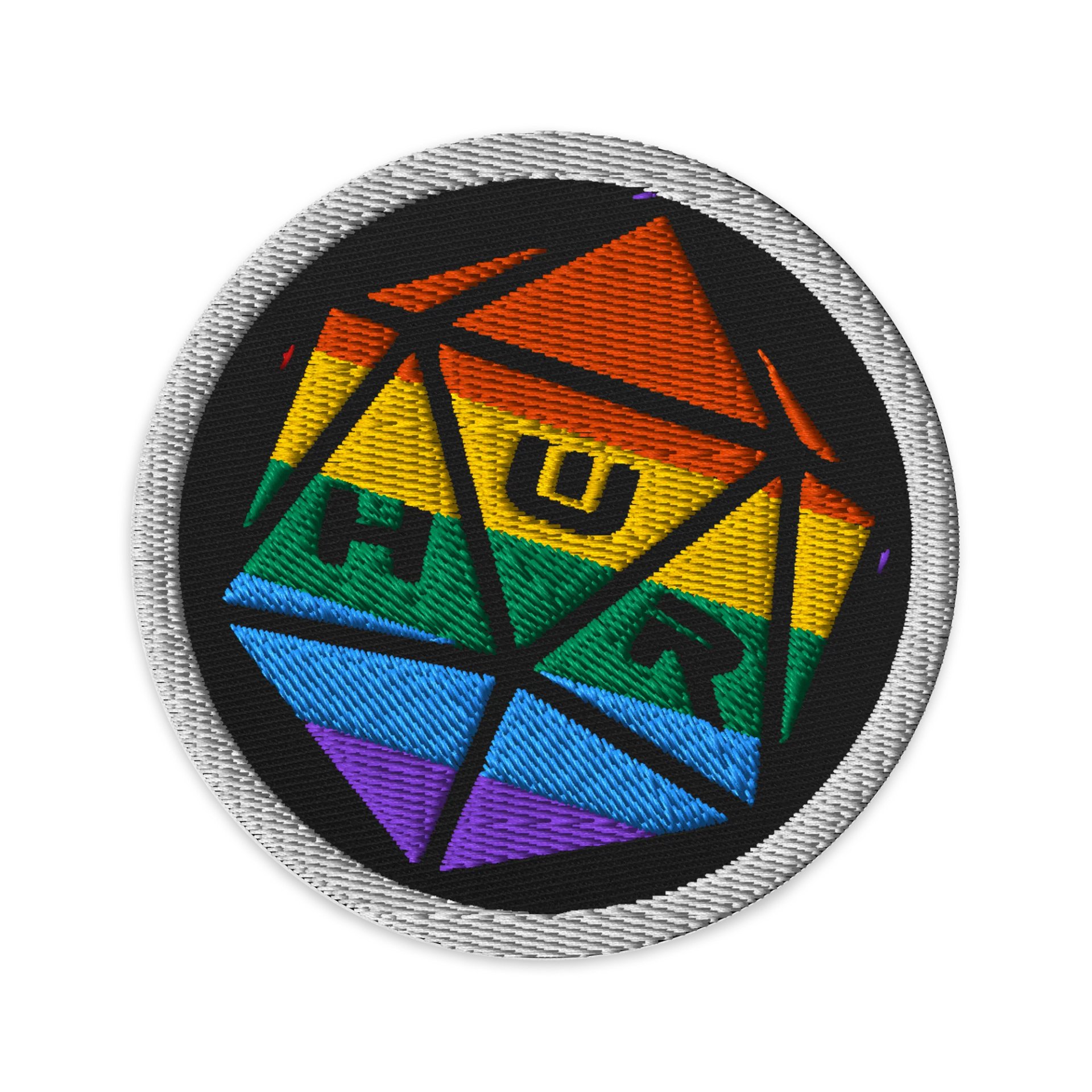 How We Roll d20 Pride Patch product image (1)