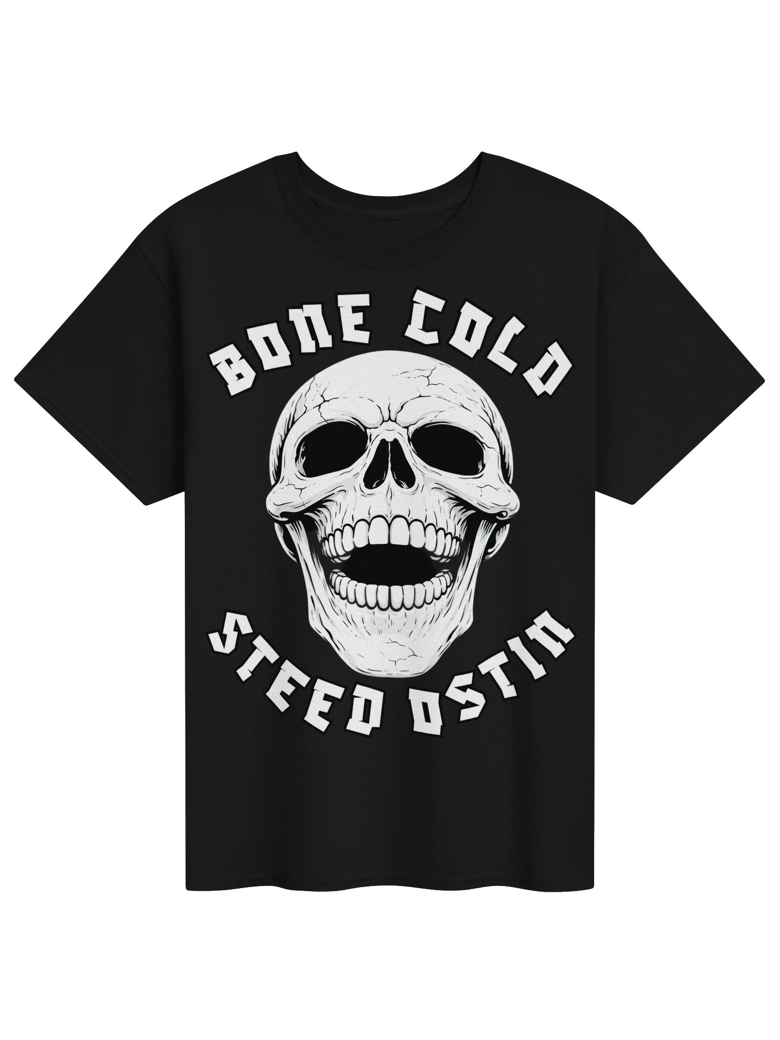 Bone Cold Steed Ostin Tee V2 w/ Back print product image (1)