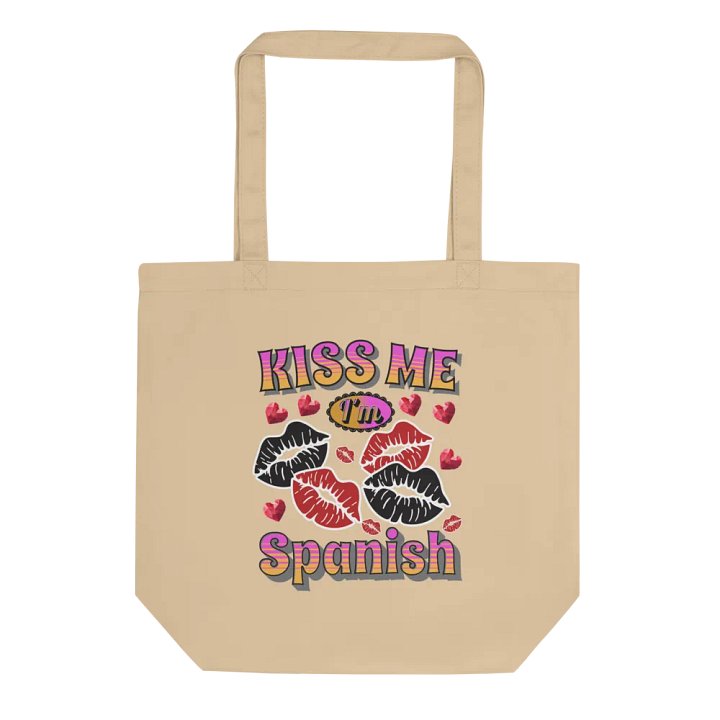 Kiss Me Im Spanish Eco-Friendly Tote Bag product image (1)