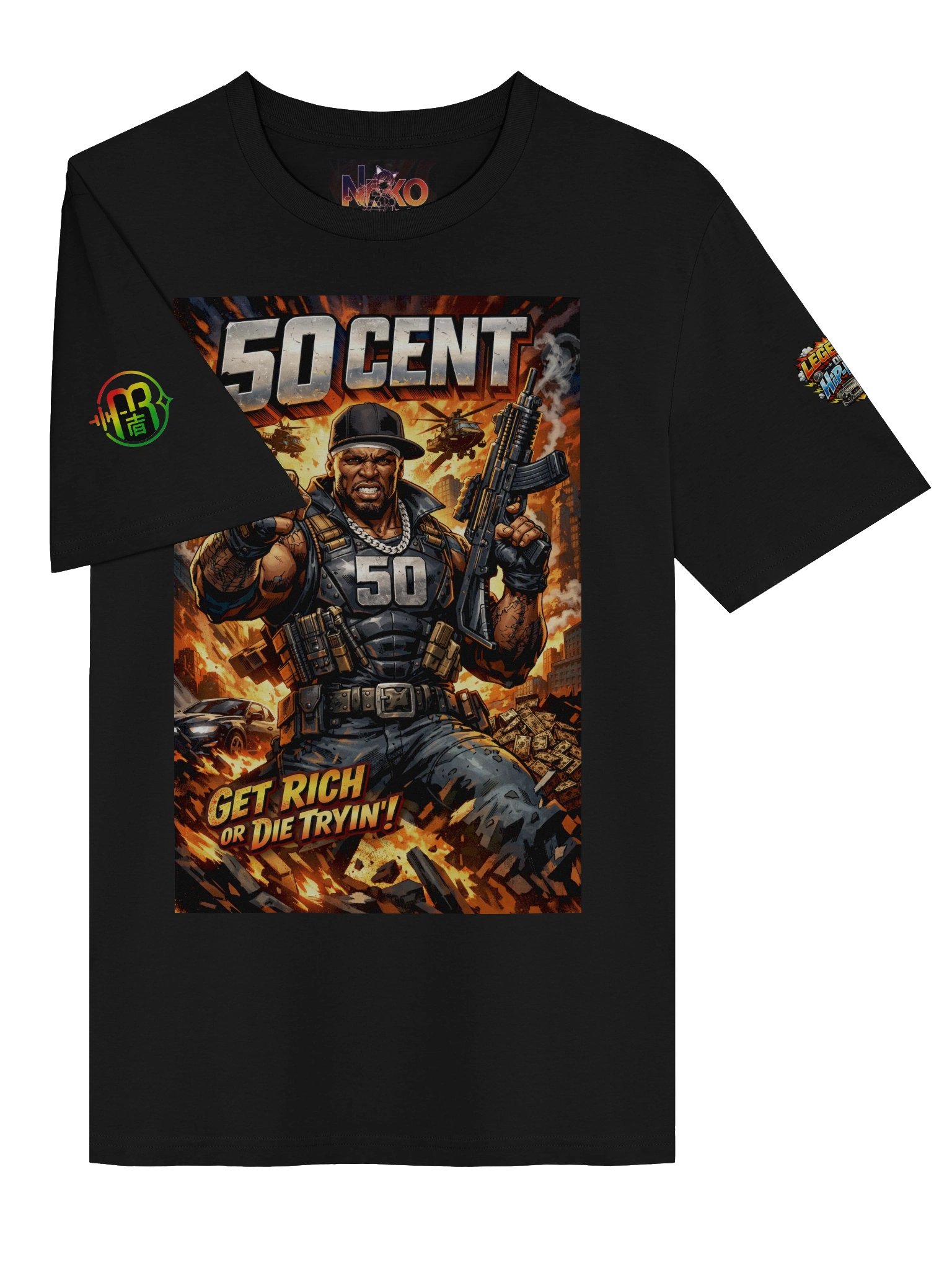 50 Cent — Power, Hustle & Hip-Hop Legacy Graphic T-Shirt product image (3)