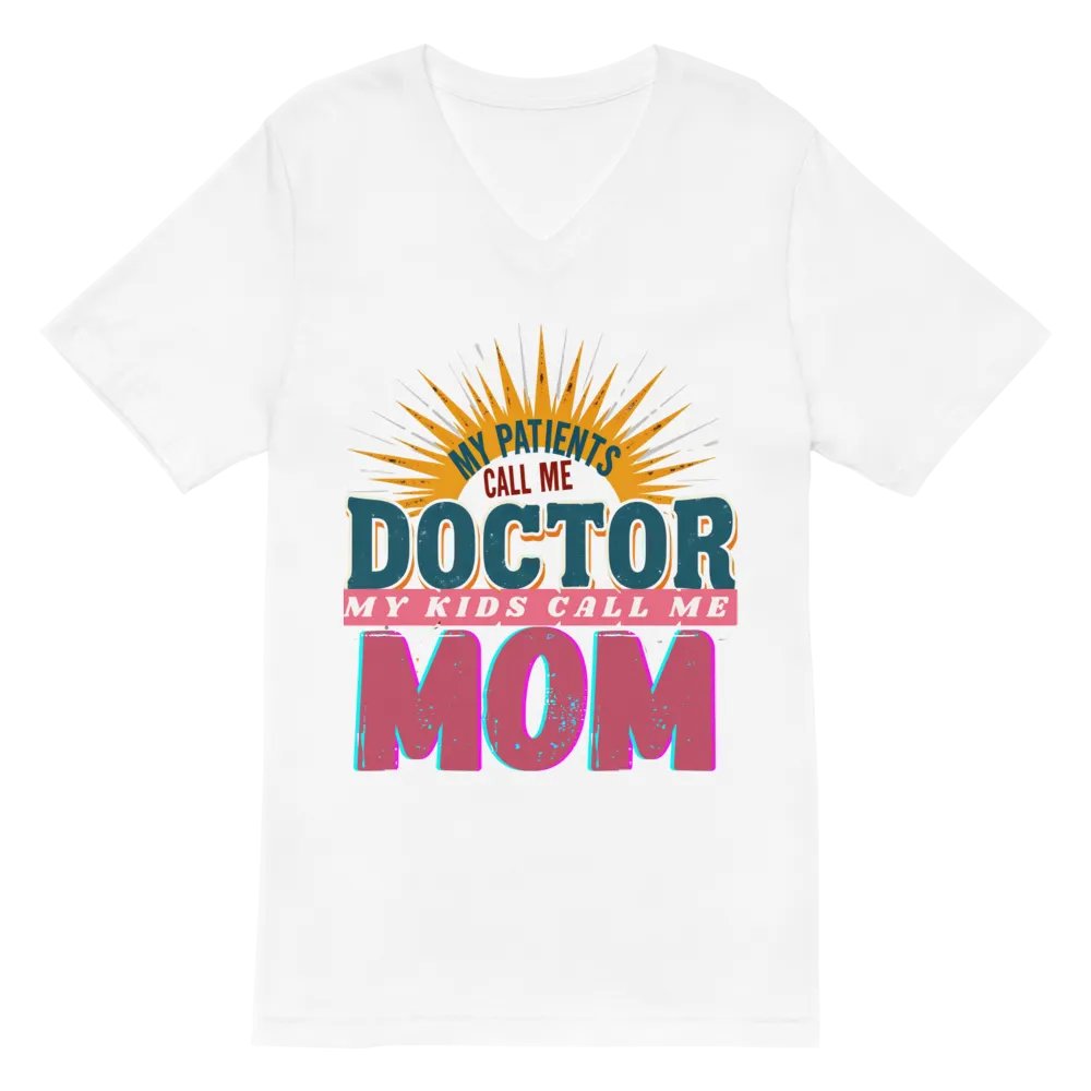 Supermom Doctor V-Neck Tee product image (6)