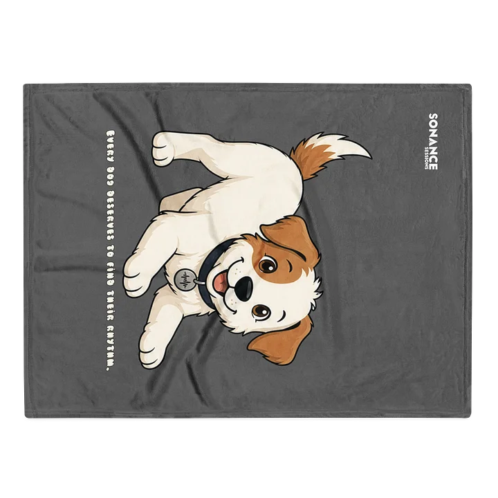 Sonance Dog Throw Blanket (Play) Zambezi Grey product image (1)