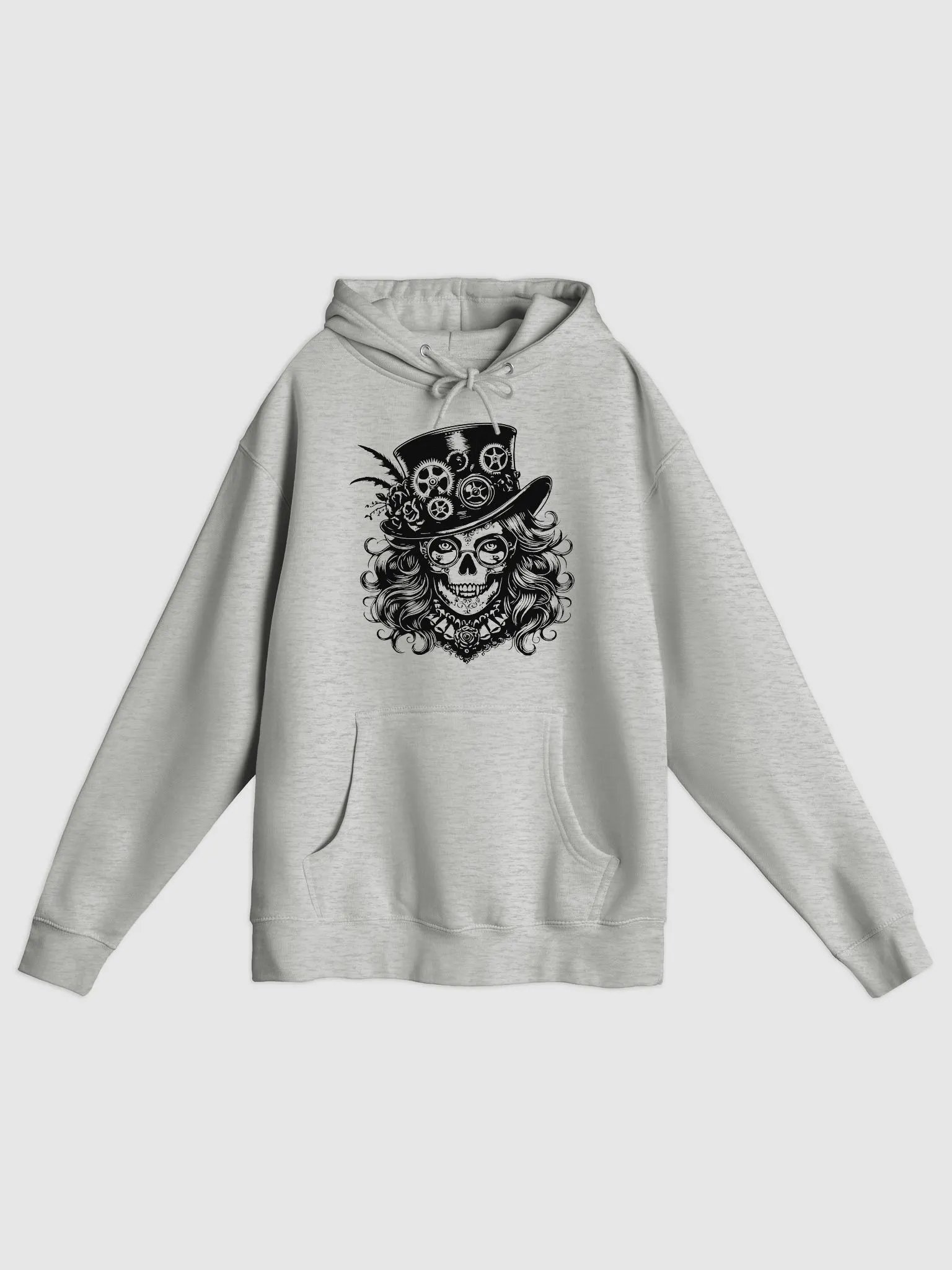 Steampunk Skull Top Hat Hoodie product image (1)