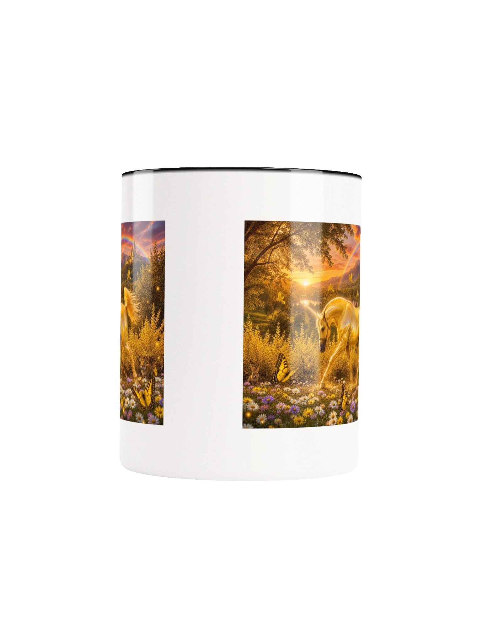 EdibleloveWearableShoppe Golden Unicorn Ceramic Mug product image (5)