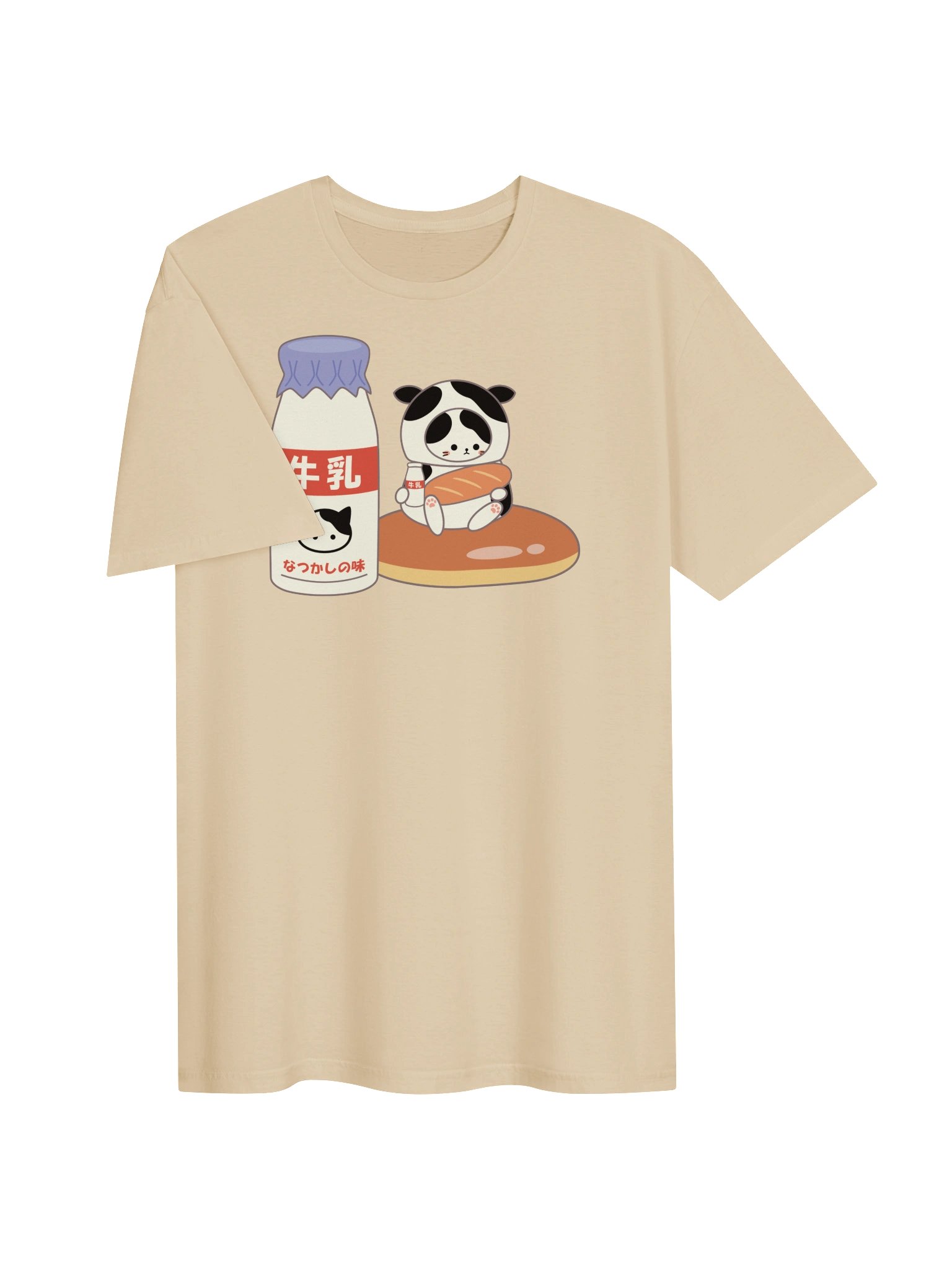 Milk Cat - Unisex Adult Super Soft Lightweight T-shirt product image (2)