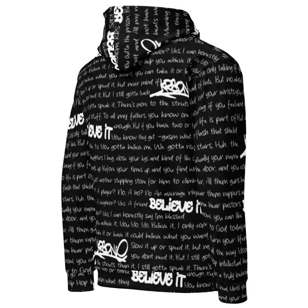 Believe It - KRS-One - BLACK - Unisex Hoodie product image (4)