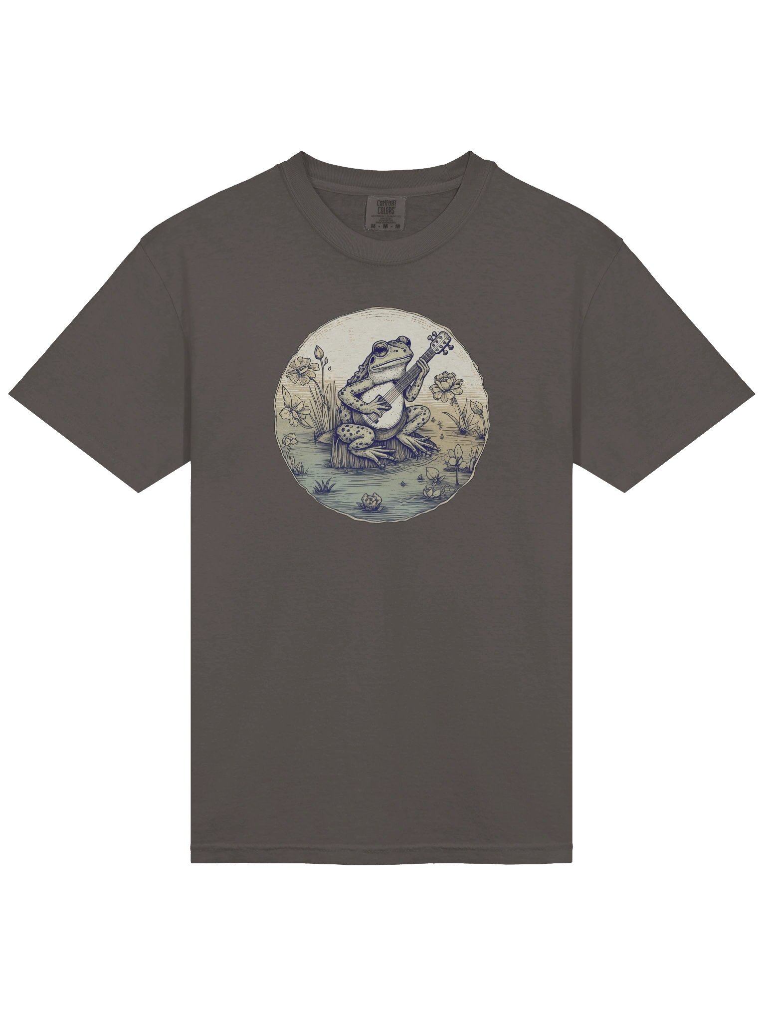 Vintage Frog Guitar Shirt – Retro Pond Music Graphic Tee product image (25)