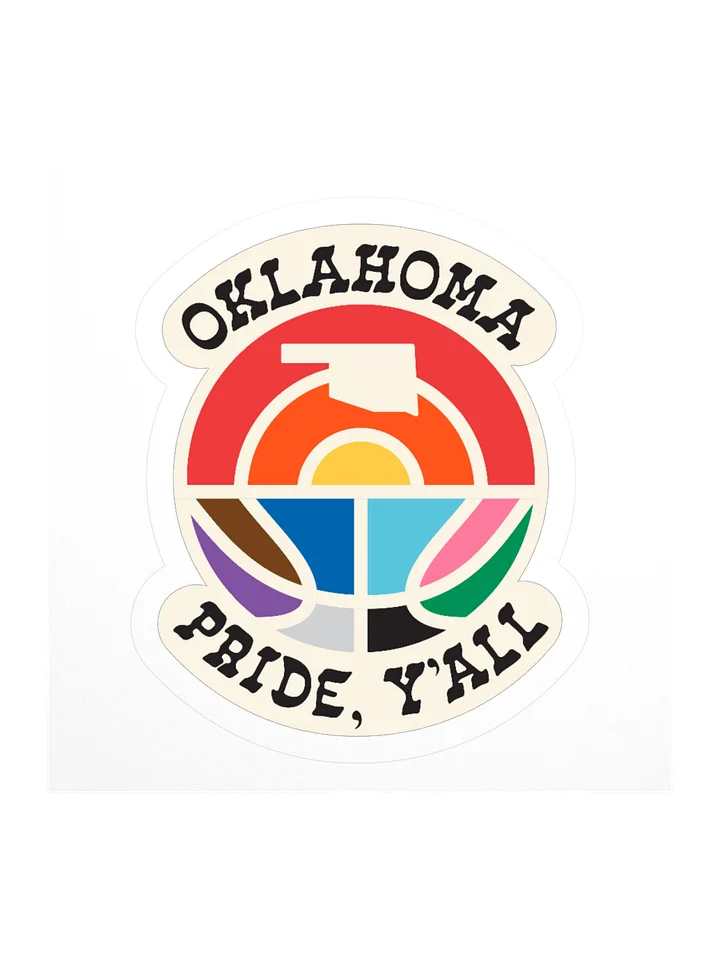 Oklahoma Love and Basketball Pride Sticker product image (1)