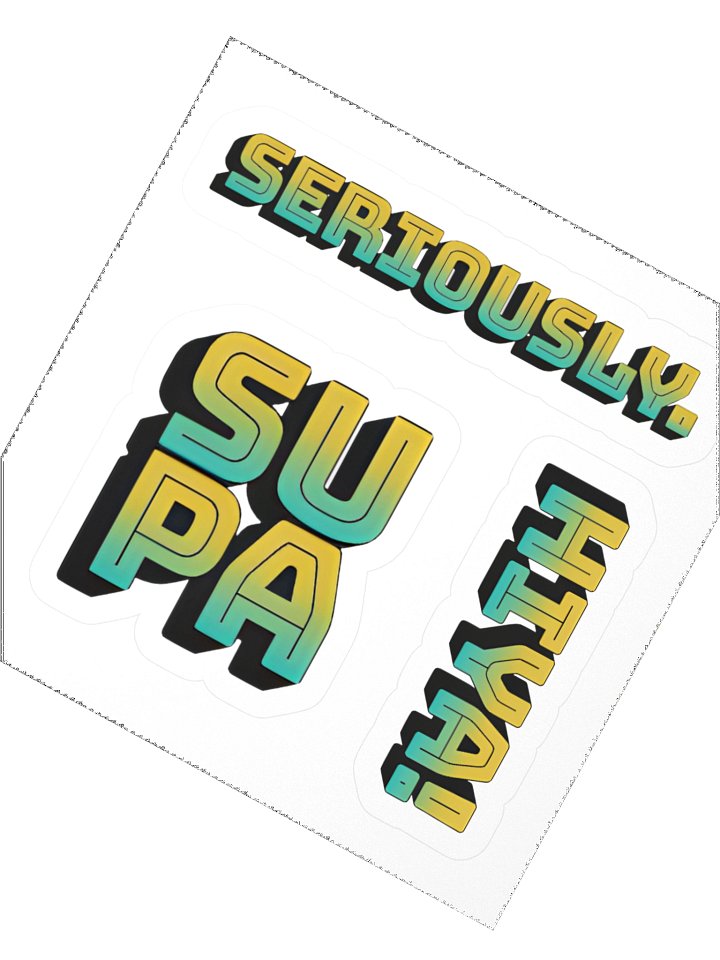SupaFont Stickers product image (2)
