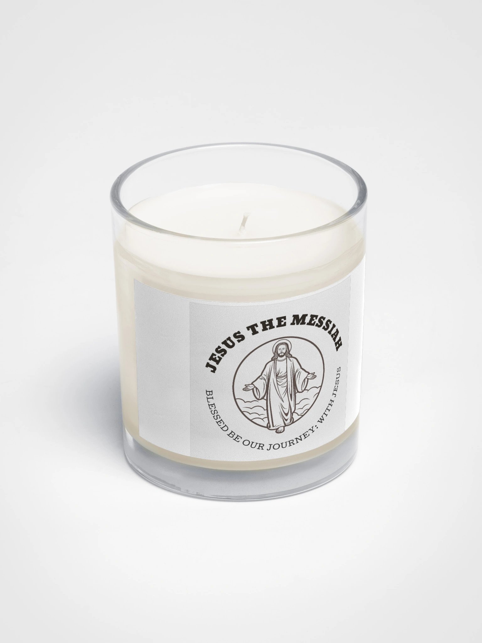 Jesus The Messiah Blessed Be Our Journey Candle product image (2)