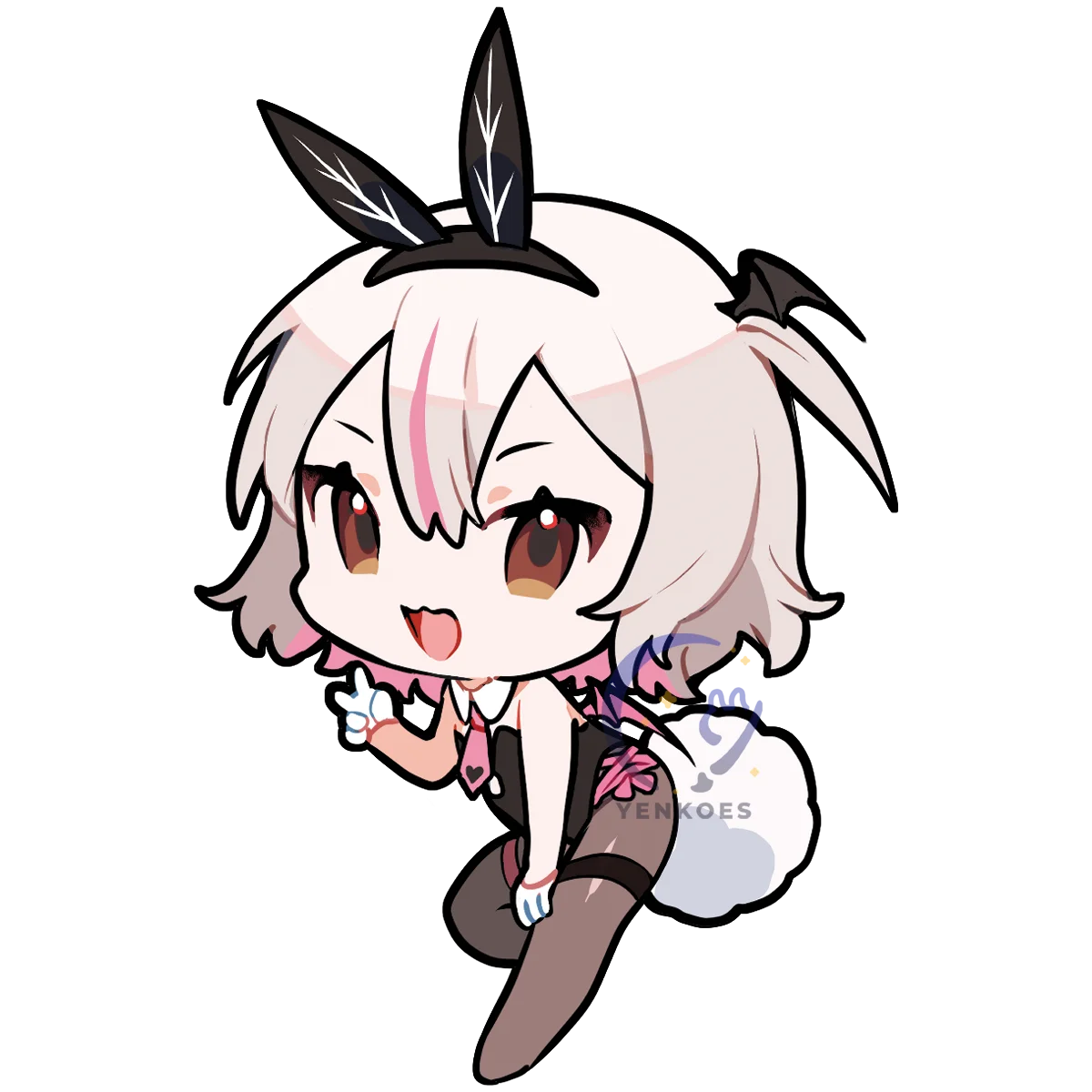 Bunnerdette Keychain product image (1)