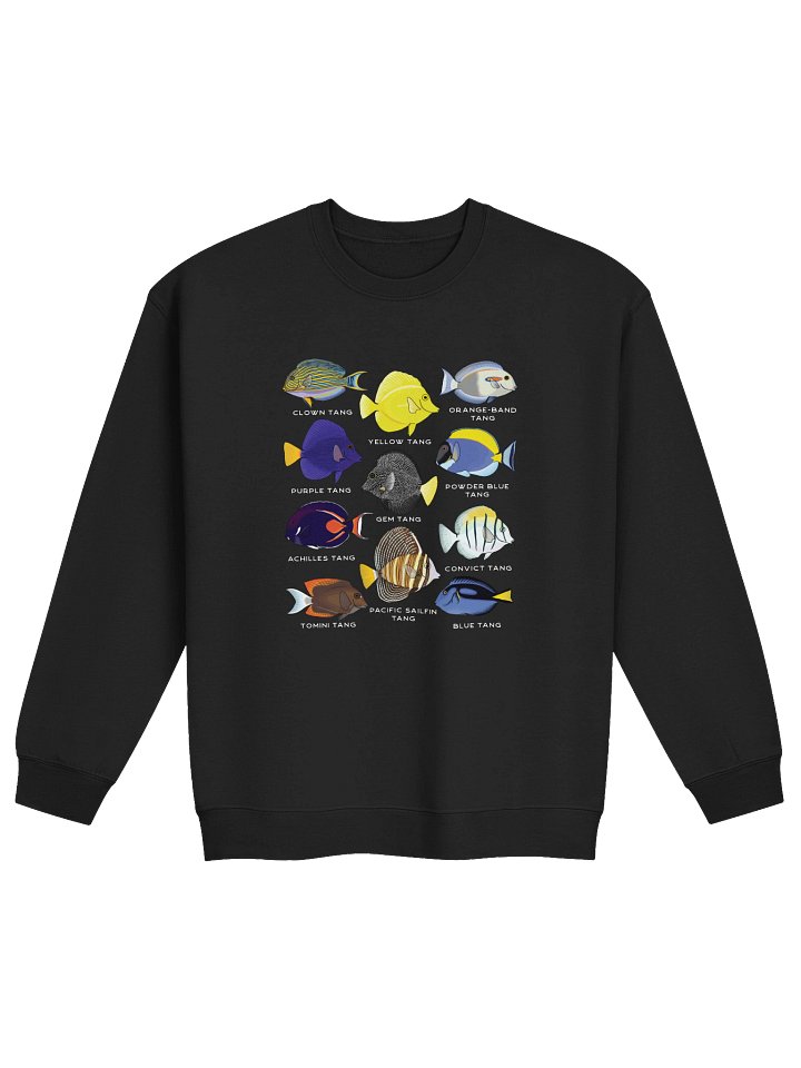 Tang Police(Front and Back Prints) Sweatshirt for Reef Aquarium Lovers product image (1)