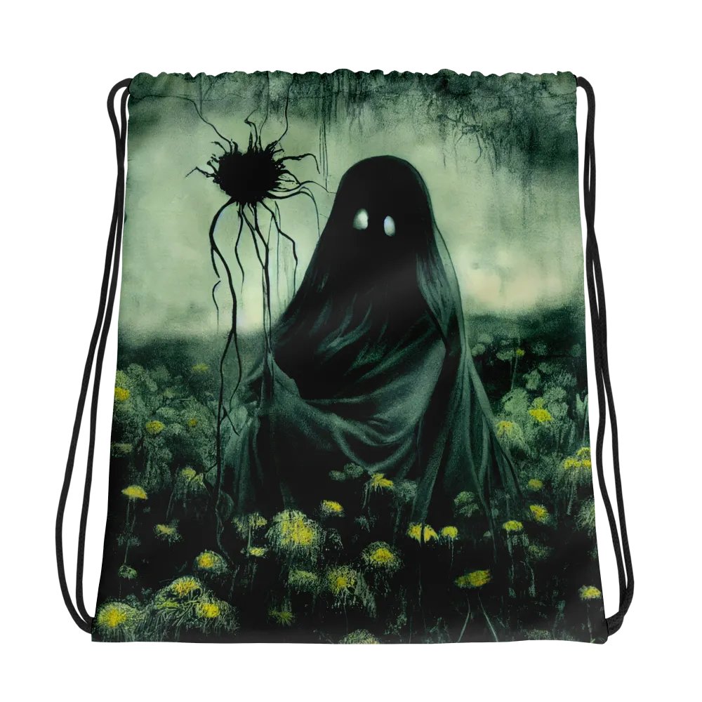 Sleek Straps All-Over Drawstring Bag product image (1)